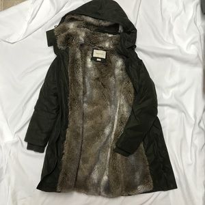Babaton Oskar Faux Fur lined Goose Down Parka